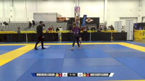 Marie Elizabeth Ellensohn vs Mendi Melville Carlson 2024 World IBJJF Jiu-Jitsu No-Gi Championship