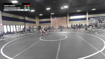 116 lbs Consi Of 8 #2 - Maddy Vincent, Lake Stevens WC vs Kaihawanawana Lind, Hana Elite