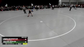 82 lbs Champ. Round 2 - Joseph Wittenwyler, RT Elite Wrestling vs Emiliano Antillon, Pomona Elite (PWCC)