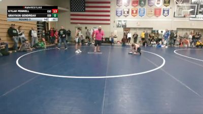 13 lbs Round 3 - Zander Schaefer, Sailor Wrestling Club vs Colt Homewood, USA Mat Club