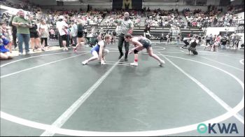 115 lbs Quarterfinal - Rhiley Coffey, Marlow Outlaws vs Bristol St. Clair, Choctaw Ironman