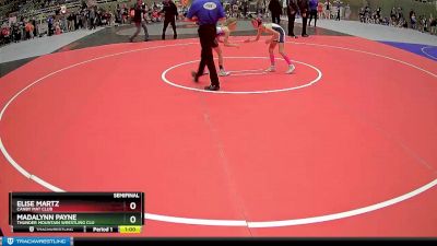 65 lbs Semifinal - Madalynn Payne, Thunder Mountain Wrestling Clu vs Elise Martz, Canby Mat Club