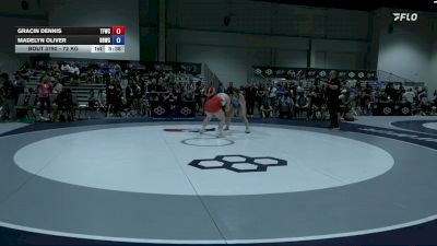 72 kg Cons. Rd Of 16 - Gracin Dennis, The Factory Wrestling Club vs Madelyn Oliver, Benjamin Brawlers Wrestling Club