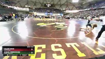 2 lbs Quarterfinal - Koehn Greenough, Sedro-Woolley vs Caleb Davis, Washougal