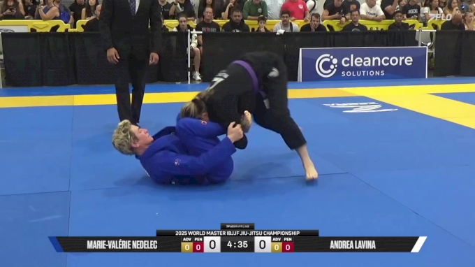 Andrea Lavina vs Marie-Valérie Nedelec 2025 World Master IBJJF Jiu