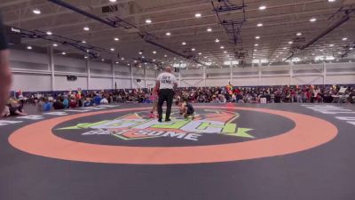 75 lbs Round 1 - Remi Pedroza, Unattached vs Winter White, Unattached