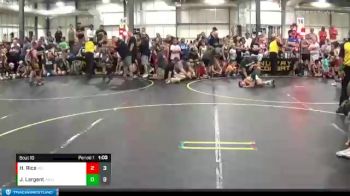 72 lbs Round 4 (6 Team) - Hogan Rice, Revival Evil Empire vs Jace Largent, Indiana Outlaws