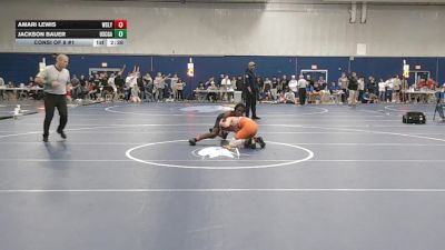 125 lbs Consi Of 8 #1 - Amari Lewis, Wesleyan (CT) vs Jackson Bauer, Coast Guard