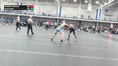 149 lbs Semifinal - Rawson Iwanicki, Unrostered - UnAttached vs Silas Stits, Kent State