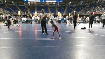 40 lbs Quarterfinal - Thea Harris, Westmont Hilltop vs Azâ'Lynn Moffett-Clanton, Erie