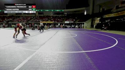 160 lbs Quarterfinal - Cassandra Freundlich, UNLV (W) vs Siddie Hoffen, Apprentice (W)