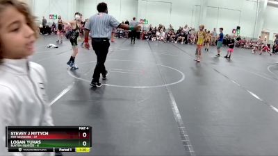 76 lbs Round 2 (8 Team) - Stevey J Mytych, Mat Assassins vs Logan Yuhas, Buxton Squeeze