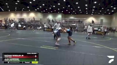 125 lbs Cons. Round 1 - Alex Hammond, Grand Rapids Grapplers vs Nathan Wheeler Jr, Shore Club