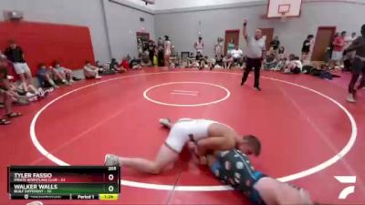 205 lbs Round 1 (6 Team) - Walker Walls, Built Different vs Tyler Fassio, Pirate Wrestling Club