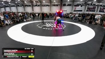 224 lbs 1st Place Match - Maddox Martin, Rock Wrestling Club vs Imani Borja, Team Xtreme Wrestling