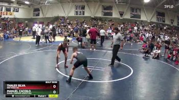 89 lbs Quarterfinal - Manuel Cacoilo, Daniel Cormier Wrestling vs Thales Silva, RED WAVE WC