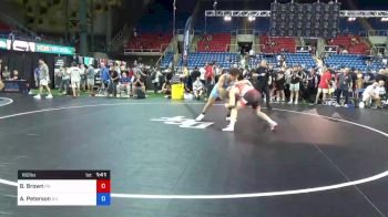 182 lbs Rnd Of 16 - Brady Brown, Pennsylvania vs Aiden Peterson, Ohio