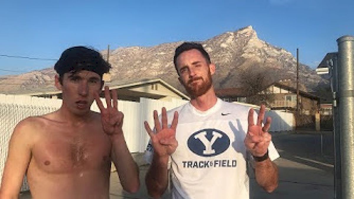 WATCH: Two BYU Athletes Run 3:43 Downhill Mile