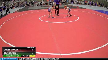 49 lbs Quarterfinal - Liam Bunnell, Umpqua Wrestling Club vs Jayden Stanley, Cottage Grove Wrestling Club