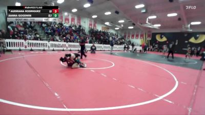 110 lbs Cons. Round 4 - Audriana Rodriguez, Orange Vista vs Jianna Goodwin, Olympian