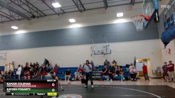 132/138 Round 4 - Kamari Coleman, Kings Mountain Wrestling Club vs Kayden Fogarty, C2X