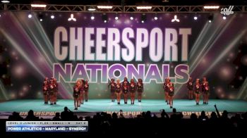Power Athletics - Maryland - Synergy [2026 L3 Junior - Flex - Small - B Day 2] 2026 CHEERSPORT National All Star Cheerleading Championship