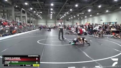 64 lbs Quarterfinal - Pierce Clemens, South Central Punishers vs Colby Yelton, SlyFox