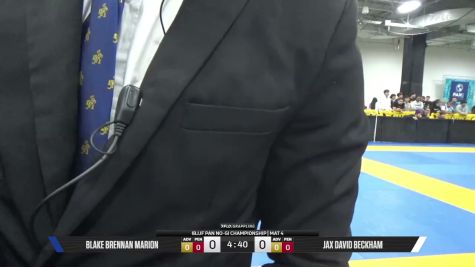 Jax David Beckham vs Blake Brennan Marion 2026 Pan IBJJF Jiu-Jitsu No-Gi Championship