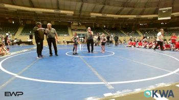55 lbs Rr Rnd 2 - Preslie Dickerson, Oklahoma Supergirls 12U vs Emma Campbell, Mojo Mulisha 12U Girls