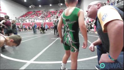 61 lbs Round Of 16 - David Carraway, Rough Riders vs Huck McDowell, Noble Takedown Club