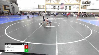 133F lbs Rr Rnd 2 - Angelo DiPol, Sacred Heart vs Richard Murillo, Cal-Baptist