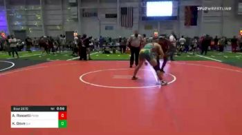 160 lbs 5th Place - Anthony Rossetti, Poway Black Team vs Khristian Dove, Elk Grove