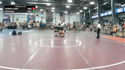 126 lbs Rr Rnd 3 - Connor Lagier, Mat Assassins Black vs Zach Held, Team Nebraska