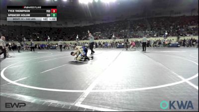 140 lbs Round Of 16 - Tyce Thompson, Piedmont vs Spencer Holum, Vinita Kids Wrestling
