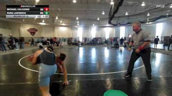 197 lbs Round Of 16 - Michael Calcagno, North Carolina vs Rune Lawrence, West Virginia