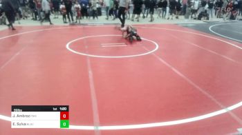 69 lbs Semifinal - Jaxson Ambroz, Pikes Peak Warriors vs Eddie Sylva, Black Hills Wr Ac