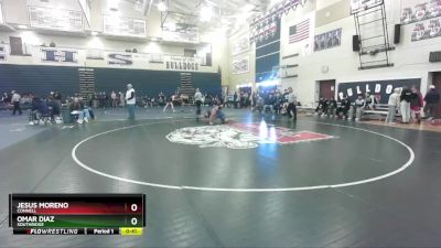 190 lbs Cons. Round 3 - Omar Diaz, Southridge vs Jesus Moreno, Connell