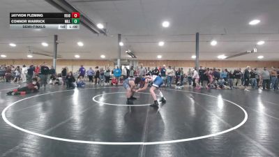 220 lbs Semifinal - Jayvion Fleming, Reading vs Connor Warrick, Millport