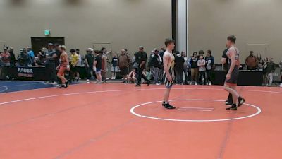 132 lbs Champ. Rd Of 32 - CJ Caines, Mat Assassins vs Riley Miner, Burrillville Lightning Wrestling Club