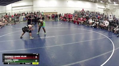 275 lbs Quarterfinals (8 Team) - Kendrick Vande Velde, Kansas Mamba vs Darrell Bibbs, Illinois Gold