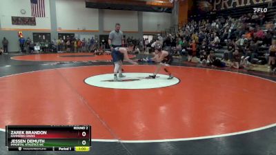 108 lbs Round 2 - Jessen Demuth, Immortal Athletics WC vs Zarek Brandon, Hammerin Hawks