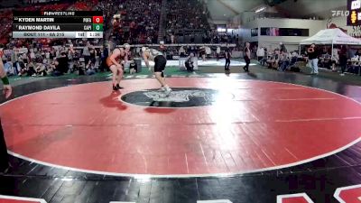 6A 215 lbs Champ. Round 1 - Raymond Davila, Capital vs Kyden Martin, Post Falls