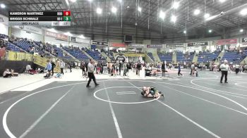 40 lbs 3rd Place - Kameron Martinez, Ridge WC vs Briggs Schmalz, No Escape Wrestling