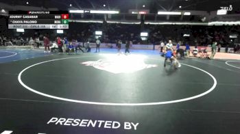 Girls 105 lbs Champ. Round 2 - Chaya Palomo, McNary vs Journy Casabar, Washington (Girls)