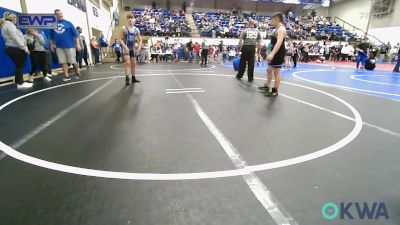 130 lbs Rr Rnd 5 - Jax Reeves, Checotah Matcats vs Parker Goss, Vinita Kids Wrestling