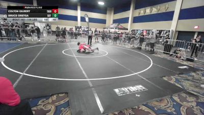 116 lbs Consi Of 8 #1 - Colton Gilbert, Thorobred vs Bruce Oretga, Bay Area Dragons WC