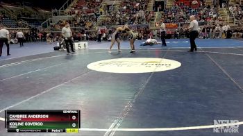 190 lbs Semifinal - Cambree Anderson, Bismarck vs Koiline Govergo, Fargo