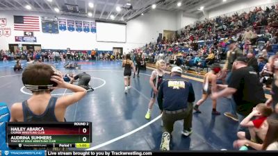 81 lbs Round 2 - Hailey Abarca, Casper Wrestling Club vs Audrina Summers, Touch Of Gold Wrestling Club