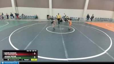 68-70 lbs Round 3 - Gavin Duran, Tribe Wrestling Club vs Ayden Payne, Winnsboro Wrestling Club