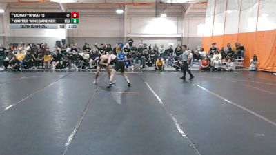 174 lbs Quarterfinal - Donavyn Watts, Findlay vs Carter Winegardner, West Liberty